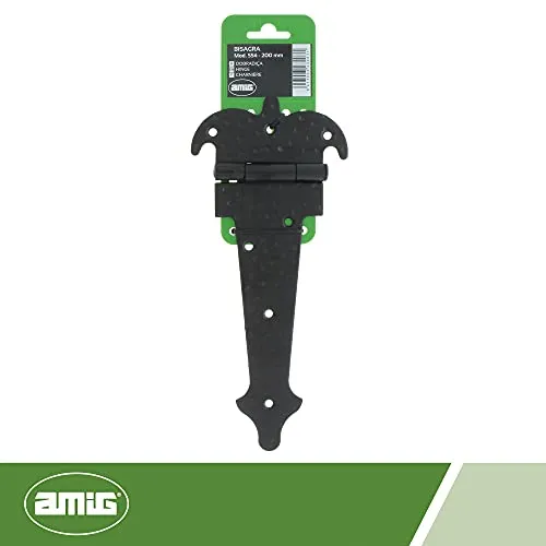 Amig 554 cerniera nera 200x2 mm per porte
