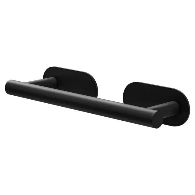 Amig Ea-1 Portasciugamani Adesivo 23 cm Acciaio Nero Opaco