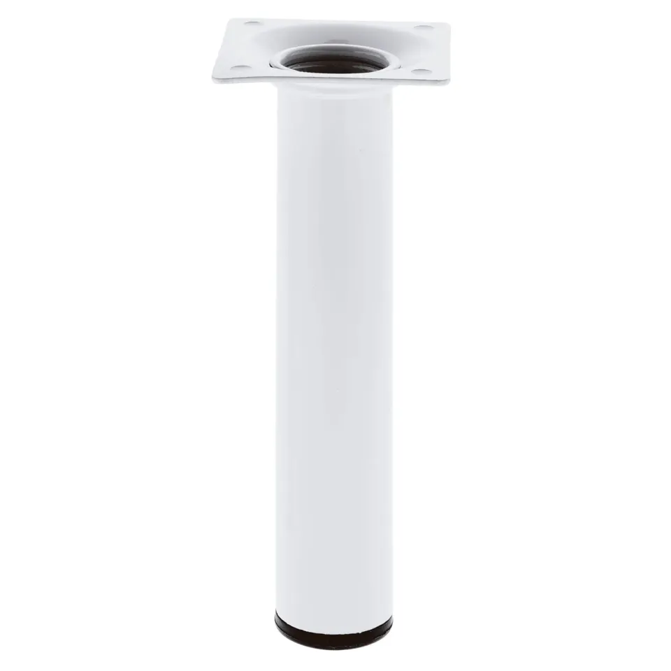 Amig gamba rotonda argento 100x30 mm mobili acciaio