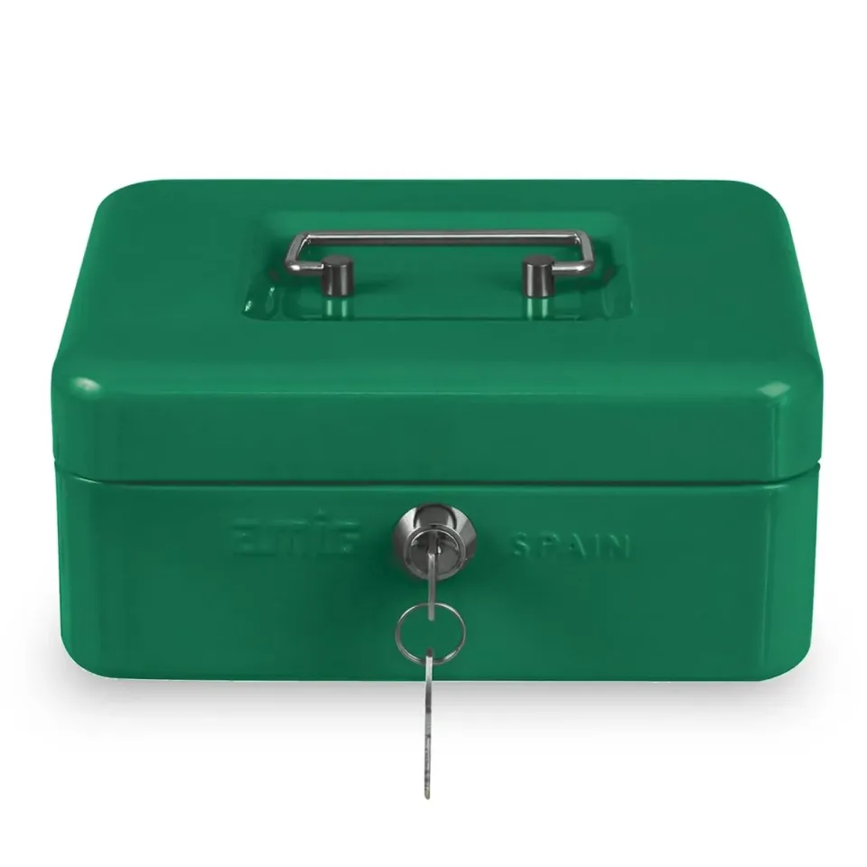 Amig cassetta sicurezza verde 150x110x70 mm acciaio