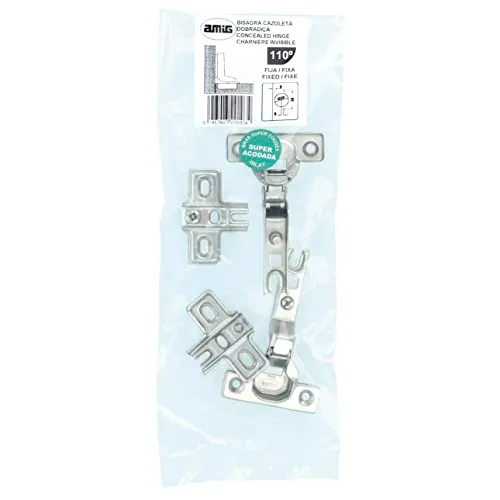 Amig Cerniera Tazza 26 mm 110° Acciaio 2 Pezzi