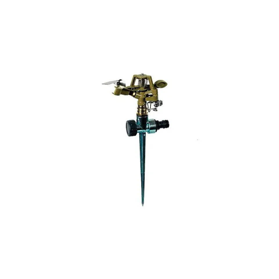 Ribimex Irrigatore a Battente su Picchetto in Metallo 360°