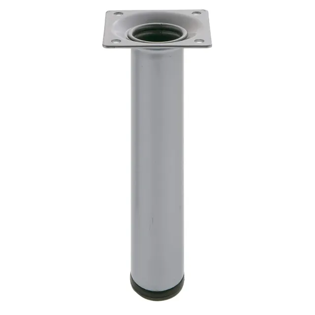 Amig gamba rotonda acciaio argento 30x400 mm con viti