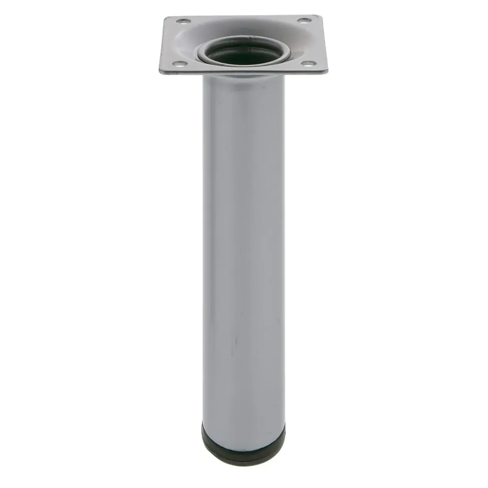 Amig gamba rotonda acciaio argento 30x400 mm con viti