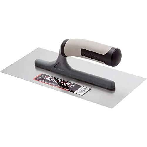 Bellota Frattazzo 280x120 Manico Aperto Bimateriale Acciaio