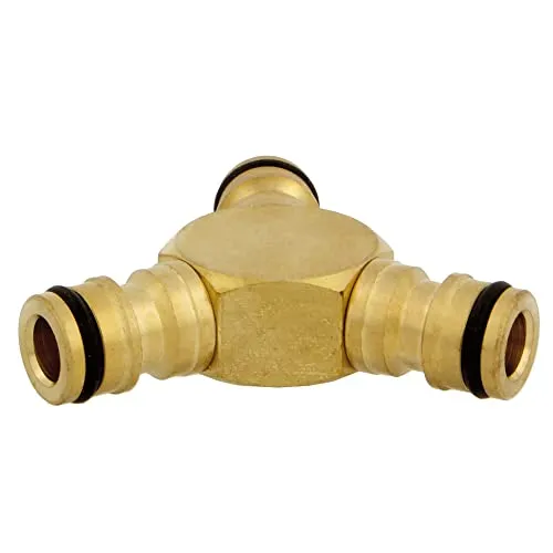 Amig 24350 Sdoppiatore Rubinetto Ottone 3 Vie Opaco