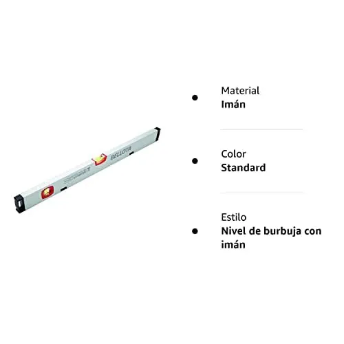 Bellota 50101M-60 Livella Tubolare Magnetica 60 cm Multicolore
