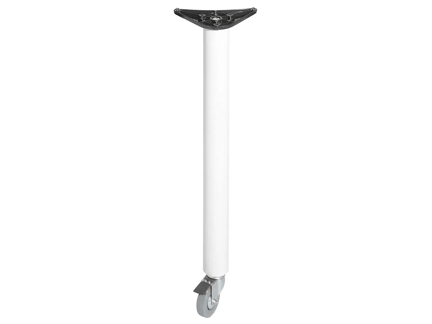 Amig Mod.7 gamba tavolo nera 870 mm ruote+freno