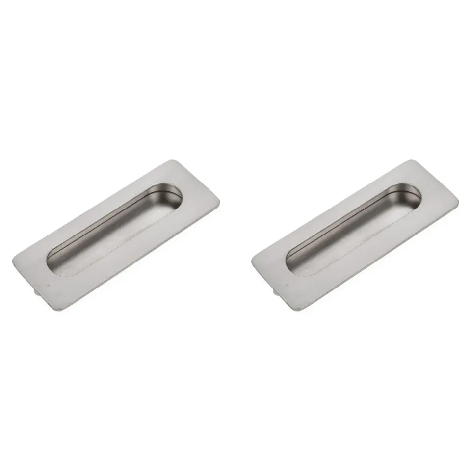 Amig 847 maniglia mobili 96 mm nichel spazzolato 2 pezzi