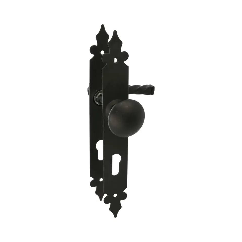 Amig placca liscia 270x36 maniglia porta 90 mm nero