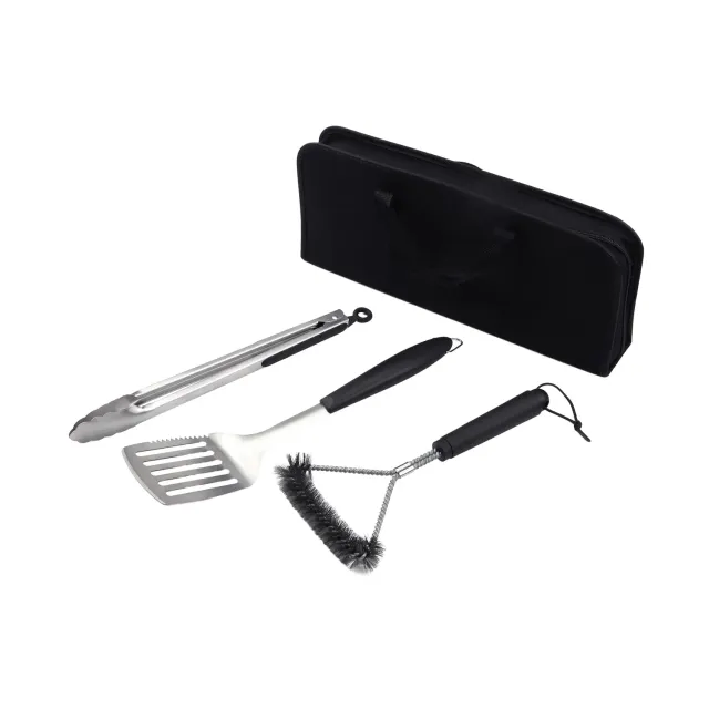 Amig AM02 Kit 3 Accessori Barbecue Inox Custodia