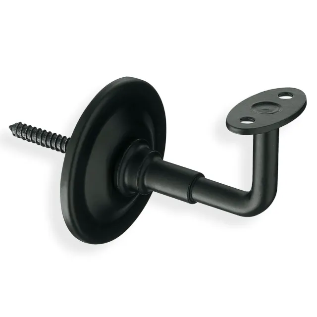 Amig Supporto Corrimano Nero Acciaio 70x75x45 mm