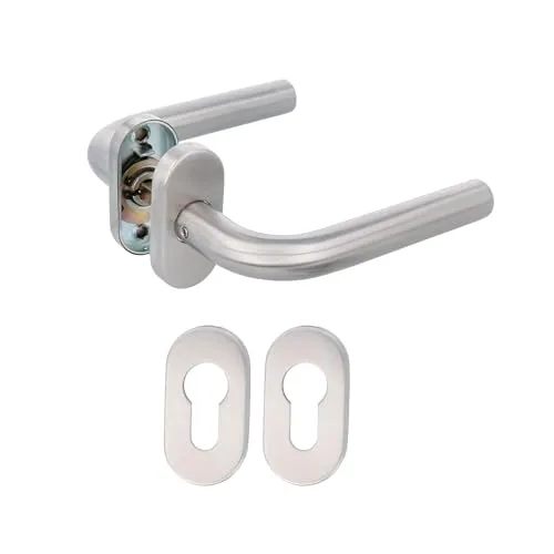Amig Modello 4 O set maniglie porte inox opaco
