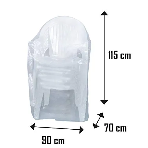 Ribimex Eco Platinium PRH09091X71 copertura sedie 90x70xH115cm impermeabile