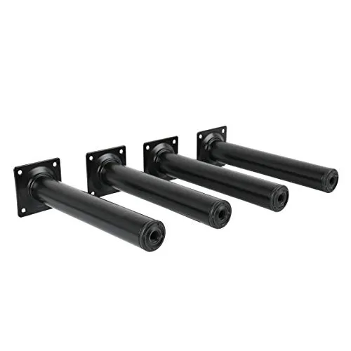 Amig piedini mobili acciaio neri 30x100 mm 4 pz