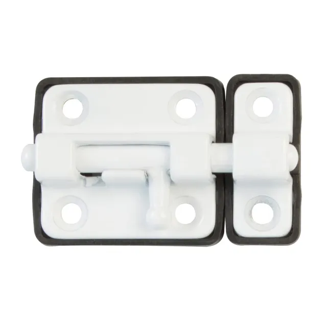 Amig 383 Catenaccio Verticale 38x34mm Bianco Acciaio