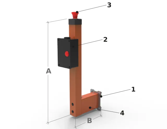 TECNO PIU' Chuck Key Holder Slim Supporto Chiave