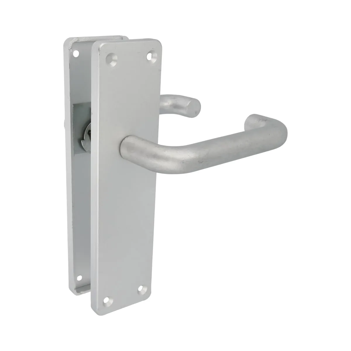 Amig maniglia con placca bianca 222x55 mm alluminio