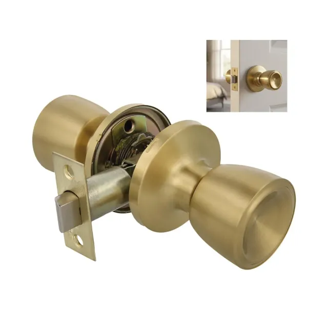 Amig 601 pomolo porta interna 60-70 mm ottone opaco