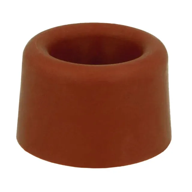 Amig fermaporta pavimento plastica marrone Ø30x25 mm