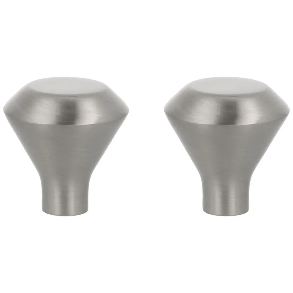 Amig 828 pomelli mobili Ø32 mm nichel 2 pz alluminio