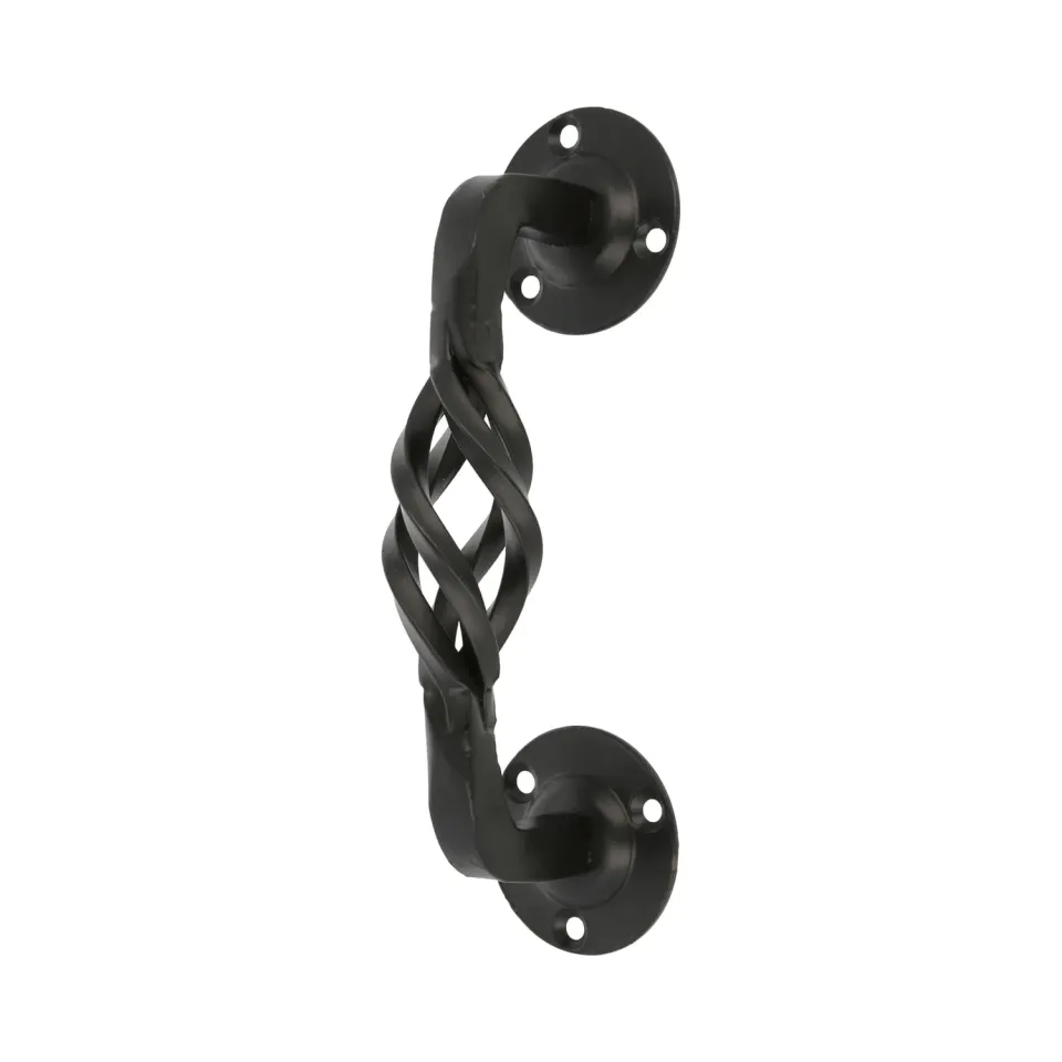 Amig 104R Maniglione 240 mm Nero Acciaio Rustico