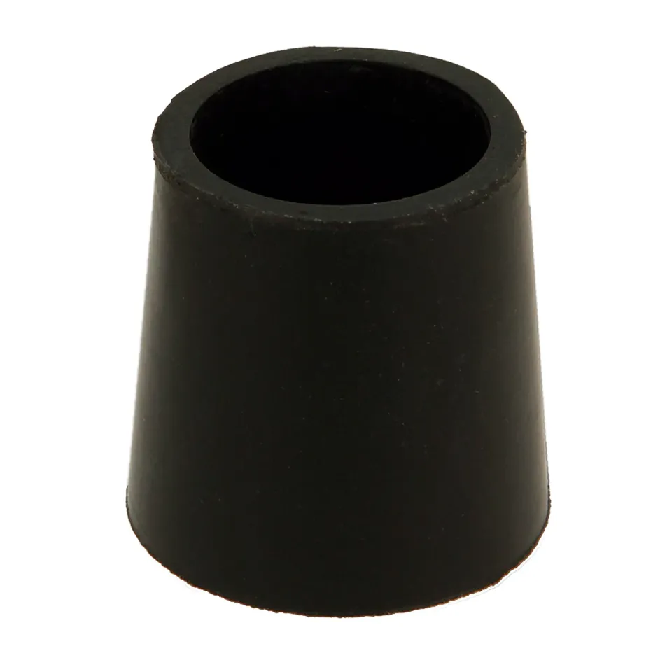 Amig 656 puntale esterno rotondo Ø25 mm gomma nera