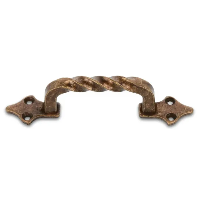 Amig 1002 maniglia mobili 90 mm cuoio