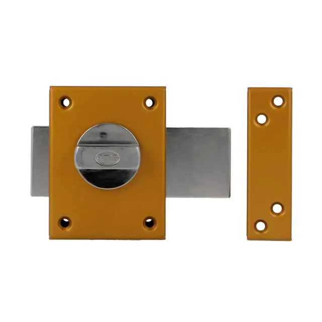 Amig 85 Serratura sovrapposizione oro 85x65 mm
