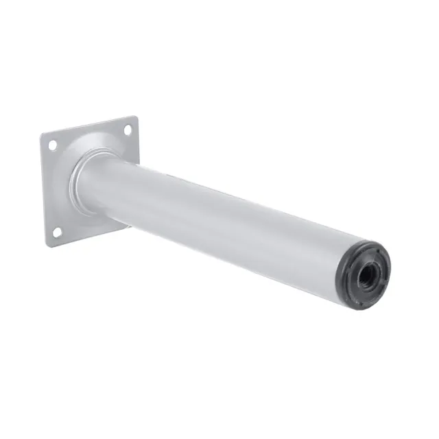 Amig Piedini Mobili Tondi 30x300 mm Argento 4 Pezzi