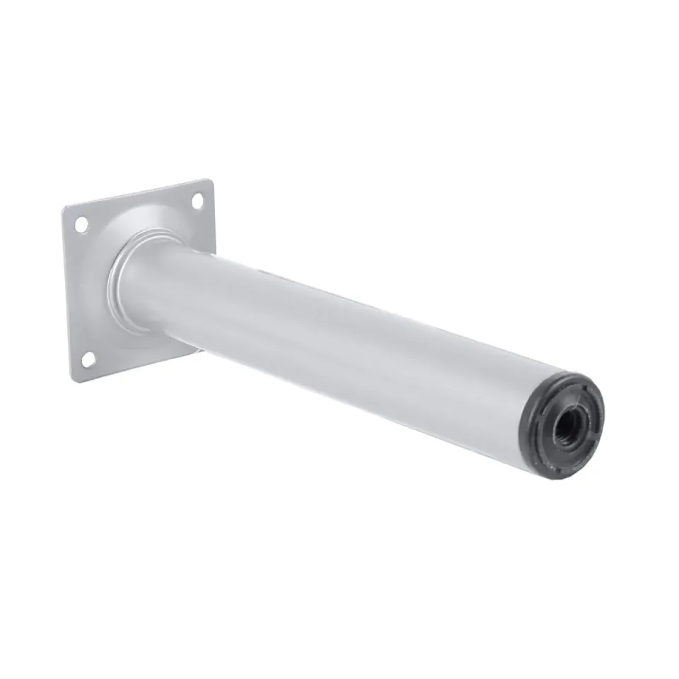 Amig Piedini Mobili Tondi 30x300 mm Argento 4 Pezzi