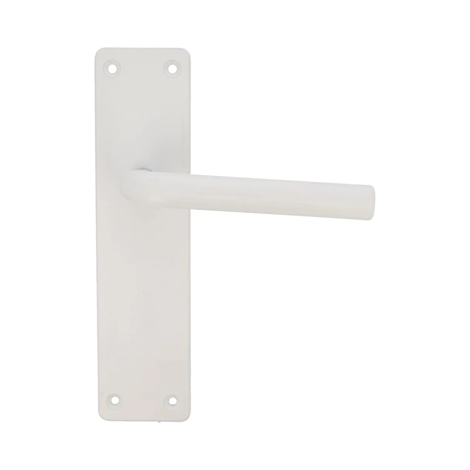 Amig maniglia argento alluminio placca quadra 222x55 mm
