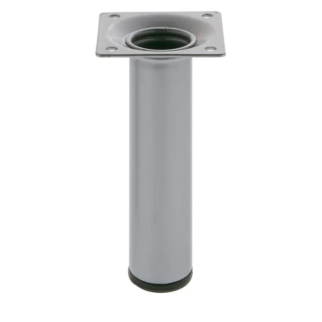 Amig gamba rotonda acciaio 30x300 mm argento con viti
