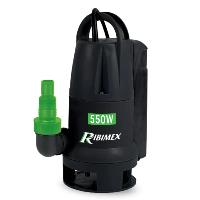 Ribimex 550W Pompa Sommersa Acque Scure 10000 L/h
