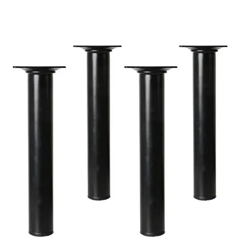 Amig piedini mobili acciaio neri 30x100 mm 4 pz