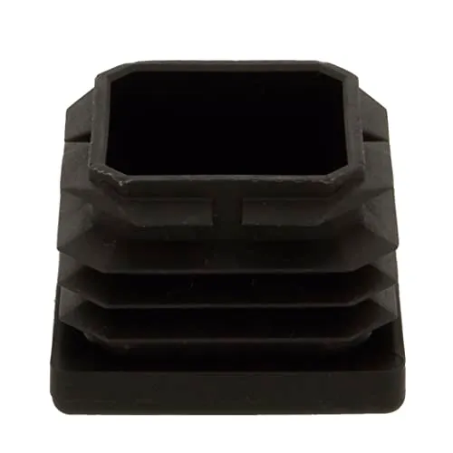 Amig 661 contera quadrata 30x30 mm polietilene nero