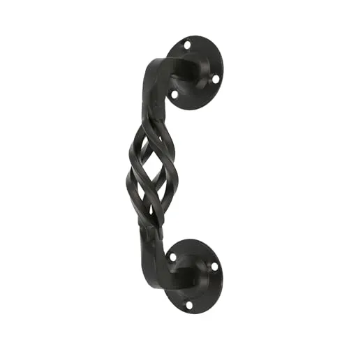 Amig 104R Maniglione 240 mm Nero Acciaio Rustico