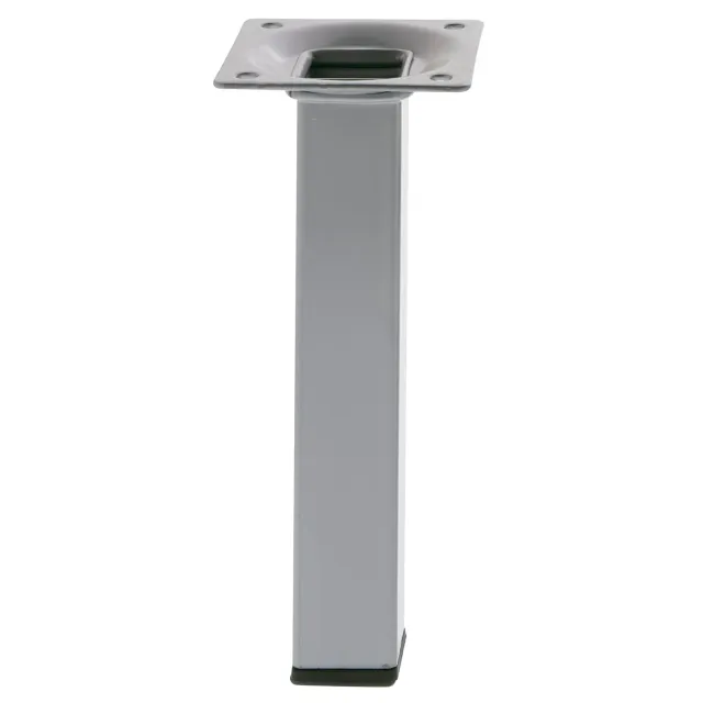 Amig Mod. 3 Gamba Mobile 25x25x600 mm Acciaio Argento