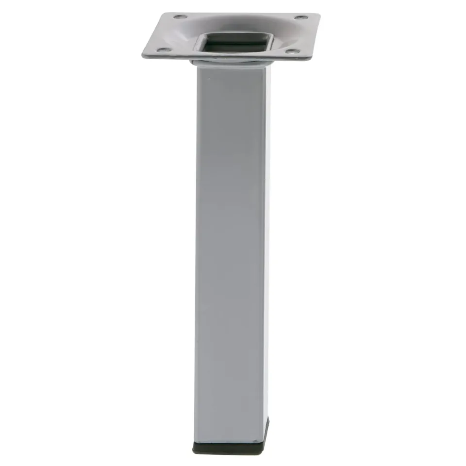Amig Mod. 3 Gamba Mobile 25x25x600 mm Acciaio Argento