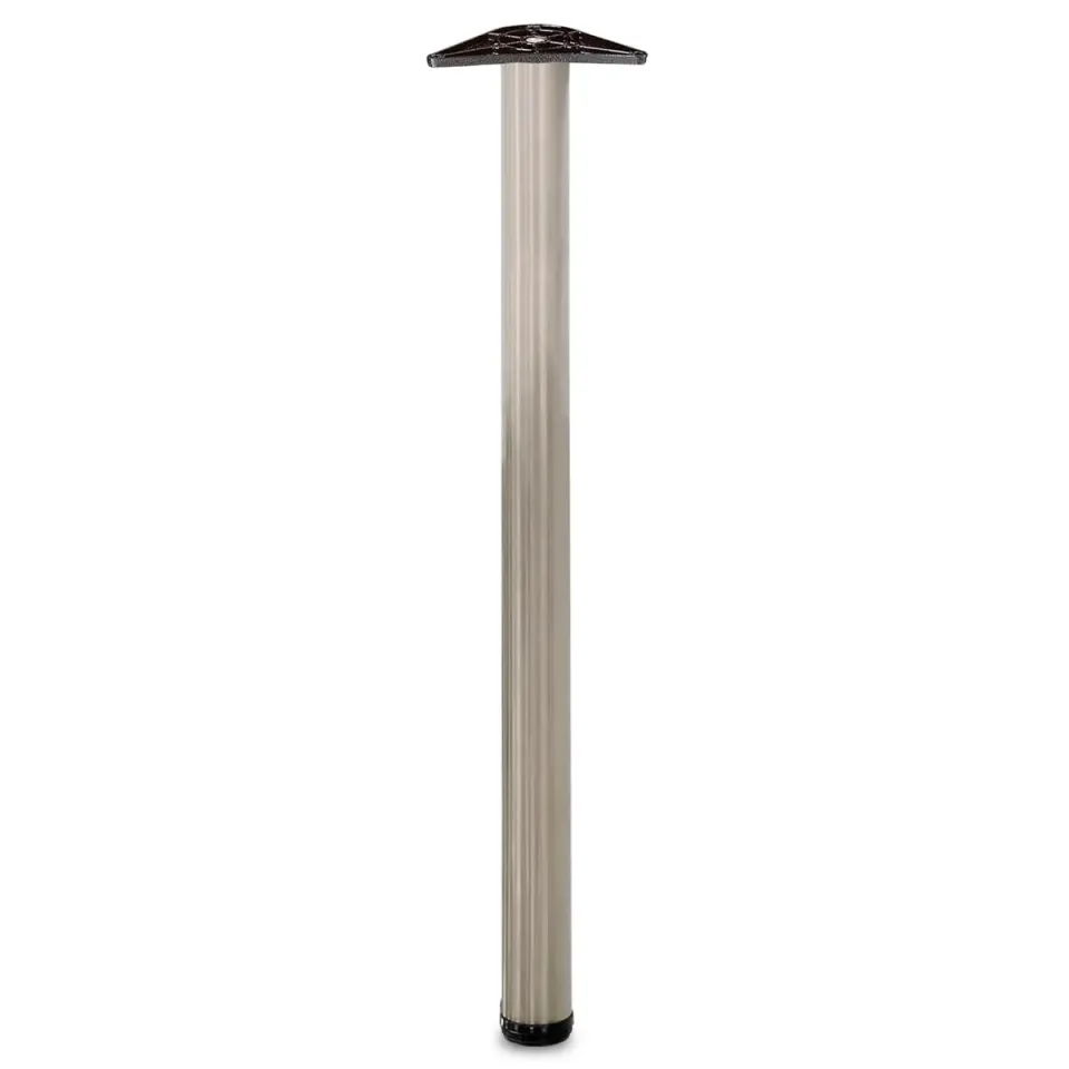 Amig Gamba Tavolo Regolabile 60x870 mm Cromo Opaco