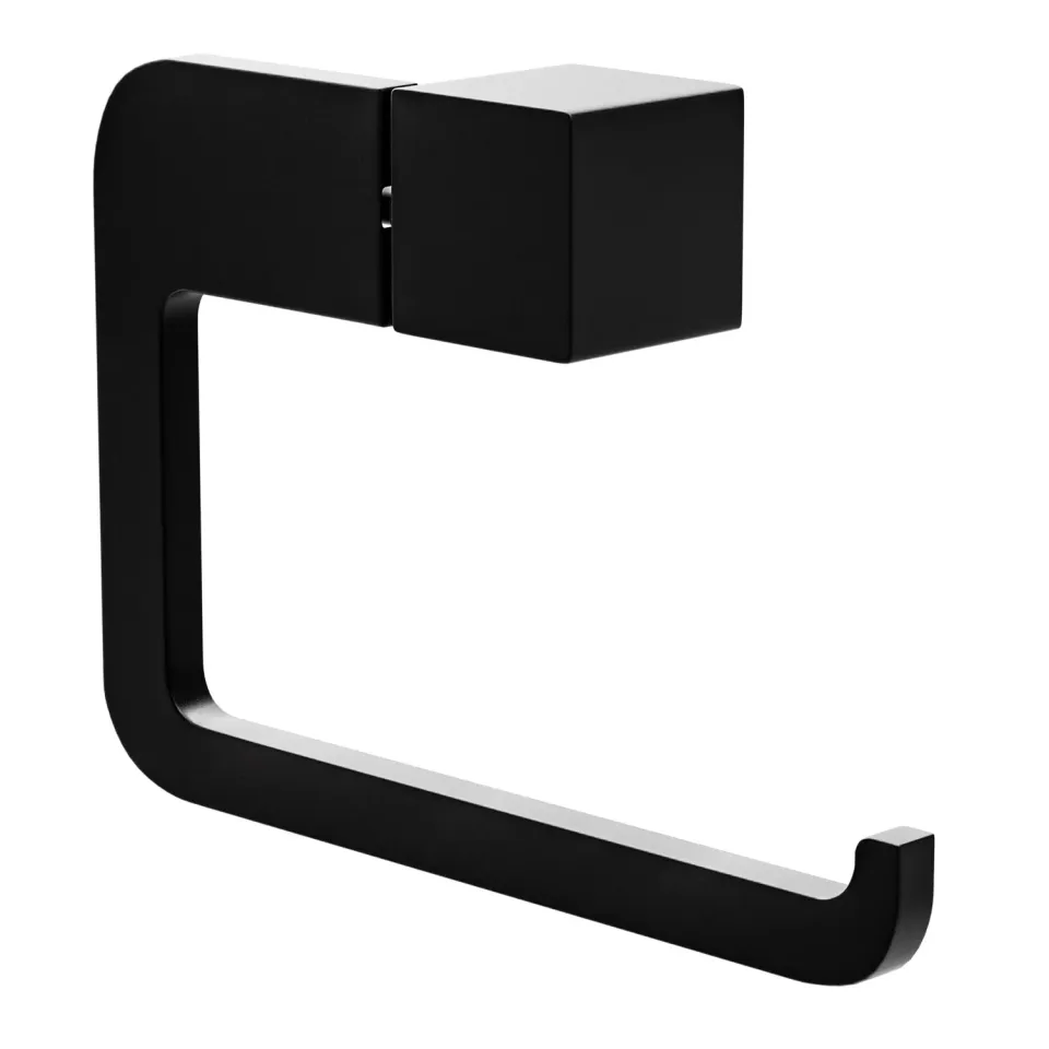 Amig Oma-5 portarotolo nero opaco senza coperchio