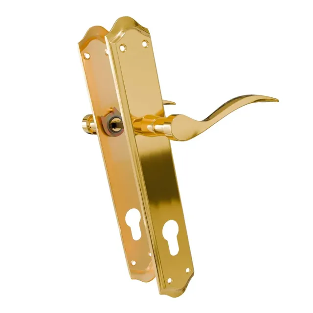 Amig maniglie porta 85 mm placca 256 mm ottonato opaco