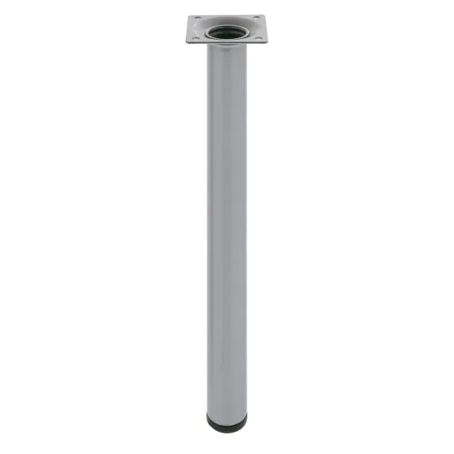 Amig Gamba Rotonda 30x500 mm Acciaio Argento con Viti