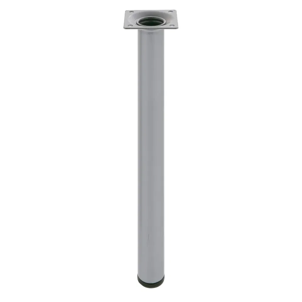 Amig Gamba Rotonda 30x500 mm Acciaio Argento con Viti