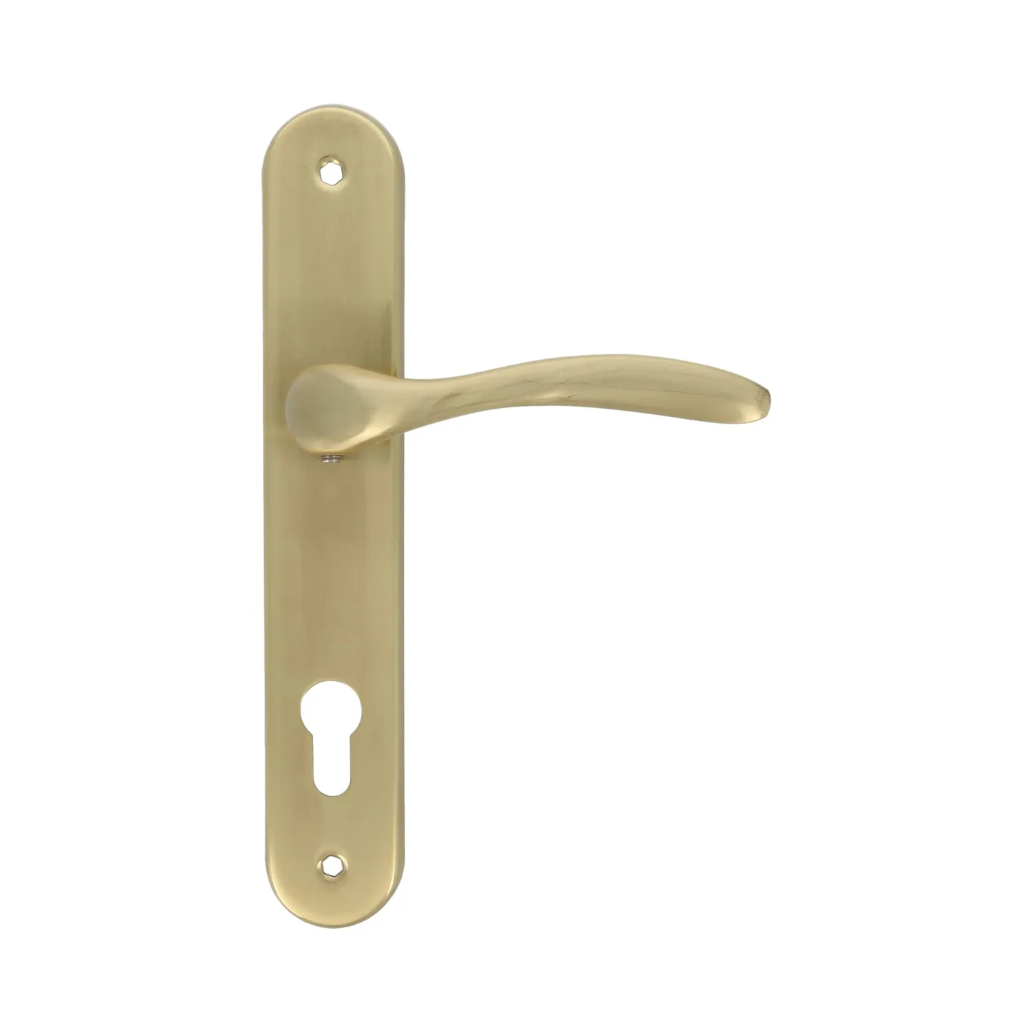 Amig Lena maniglia per porta ottone satinato 238 mm
