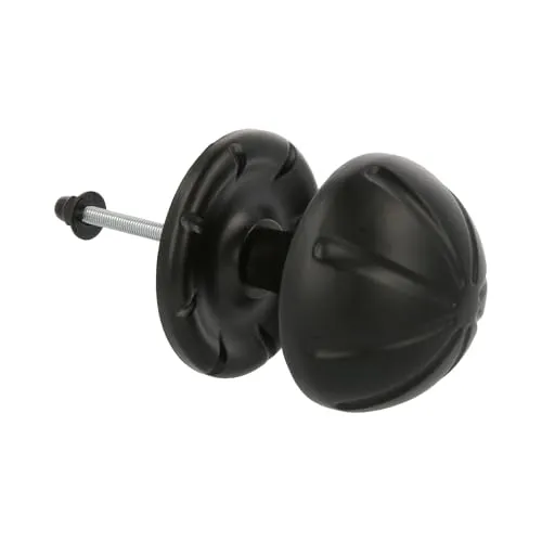 Amig Pomolo Porta Nero Zama Diametro 75 mm