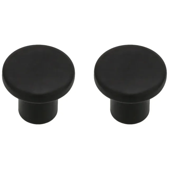 Amig 800 pomelli mobili Ø25 mm nero opaco 2 pezzi zamak