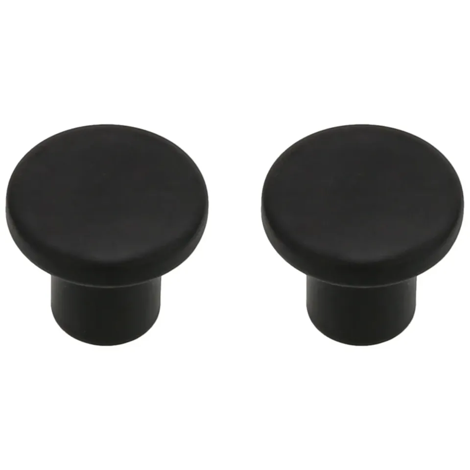 Amig 800 pomelli mobili Ø25 mm nero opaco 2 pezzi zamak