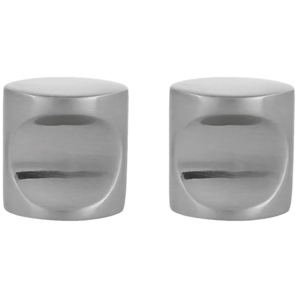 Amig 816 pomello mobile nichel spazzolato 20 mm 2 pz