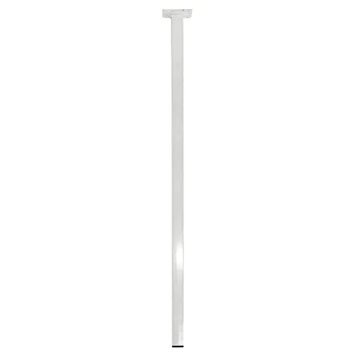 Amig Mod. 3 Gamba Tavolo 25x25x600 mm Acciaio Bianco